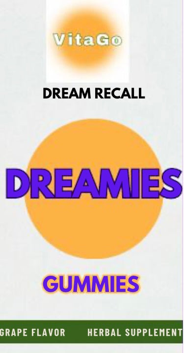 Dreamies “Dream Gummies”: Helps promote Dream Recall , stronger cognitive abilities, relives stressful sleep patterns and More !!